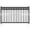 hot sale Xinhai #30 H 5 ft * W 6 ft power coated Aluminium alloy ornamental fence panel with decorative ring
