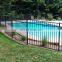 Zinc steel wire Guardrail hig security wrought iron fence galvanized fence
