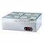Single Pan Electric Stainless Steel Commercial Bain Marie