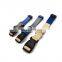 Blue and yellow dog collar simple design outdoor walking dog collar factor price