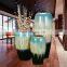 Gradual change flow glaze ceramic porcelain floor decorative flower small or big vases