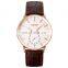 Skmei 9273 Casual Wrist Watch Date Clock Men Quartz Watches With Leather Strap