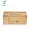 Cheap Square Bamboo Office Pen Pencil Holder for Desk Office Desktop Storage Organizer With Drawers
