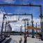 Customized galvanized prefab metal building materials space frame steel structure