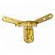 Gold jewellery box hinges 90 degrees 7-character quadrant hinge small hinges for wooden box