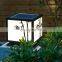 Hot Selling Outdoor Solar Post Lamp Garden Decor Pillar Fence Lighting For Main Gate Garden Landscape LED Column Light