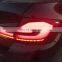 Upgrade to G30 G38 LCI looking style through taillamp taillight with center light for BMW 5 series F10 F18 tail light 2011-2017