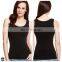 New Style Nylon Spandex Black Tank Top Fitness Gym Tank Top Women's Breathable quick drying tan tops