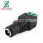 Male Female 12V DC Power Plug Jack Adapter Connector