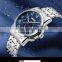 skmei  9121 big men 30 meters water resistant stainless steel watches for men