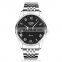 Fashion couple watch luxury brand Skmei 9058 stainless steel japan movt 50m waterproof business men quartz watch