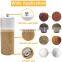 Bamboo Wood 6 Inch Salt Grinder Black Pepper Mill Set For Cooking