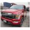 2021 New Arrival Pickup Truck Parts Matte Black Front Mesh Style Grill with LED Lights Fit For Ford F150