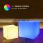 Logo custom LED hookah lounge outdoor bar furniture stools huel led cube chair table 40cm
