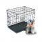 OEM Factory Direct Sale Multi Size Single Double Doors Folding Metal Wire Dog Cages for UK Market