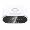 Portable 3 in 1 Wireless Phone Charger with Alarm Clock Night Light 15W Wireless Charging Station