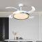 High Quality 42′′ Invisible Ceiling Fan With LED Light DC Motor Retractable  Bladeless Fan Light With Remote Control