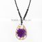 2016 new lovely gift real flowers resin fashion necklace