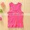 0.47USD Wholesale Stock Plain OEM Wholesale Cotton Kids Baby Singlet Wholesale Kids Singlets/Vest ( kctbx003)