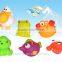 2016 Bath Toys made from Vinyl. with water spray function, 2 year quality garantee
