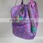 2016 new korean style checked fabric purple handbag bag for women daily shopping