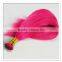 In Russian Hot Selling Hair Bulk Fushia Color