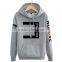 2016 OEM custom loose quality plain hoodies crop sweatshirt with low price
