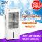 New Cross flow fan rechargeable low power consumption evaporative air cooler with multifunction