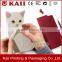 custom special cat shape paper cut handmade greeting card printing supplier in China