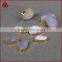 Natural color AAA top quality agate druzy oval quartz pendants jewelry-white, grey, brown