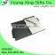 Aluminum holder memo pad with pen