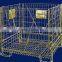 Custom Size Foldable Storage Cage/ Wire Container With Wheels