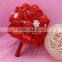 New HOT SALE!! large Denim Lace Flower - denim fabric bowknot hair accessories wholesale