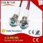 For Sale 10MM Metal 12v Led red green indicator light stuck onWith Cable