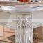 Foshan luxury modern wood 8 seater long narrow dining table and chairs
