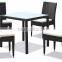 Cast aluminum rattan wholesale chairs and tables