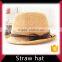 Bucket straw cowboy hat