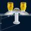 Two-way deck mounted gas tap/gas valve