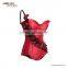 Floral Elegant Strap Open Hot Red Sex Women Photo Corset