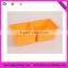 yellow Disposable Plastic 2 compartments mooncake packaging tray containers