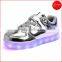 Kid Boy Girl Upgraded USB Charging LED Light Sport Shoes Flashing Sneakers