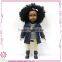 18 inch vinyl craft Afro dolls