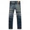 Manufacture China brand name jeans men gender vintage ripped distressed denim trousers skinny pants jeans