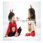 Hot sale baby girl cotton t-shirt, long sleeve children christmas printed kids t shirt clothes 2015