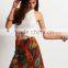 bulk clothing new arrival autumn retro corduroy womans fashion latest model skirt