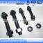 carbon steel special round head bolt and nut