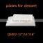 hotel and restaurant bone china plates ceramic rectangular dessert plates