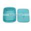 Food Safe Silicone Square Storage Box/plastic Food Storage Containers Plastic Food Storage Case Fresh Box Crisper