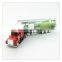 YL19TR OEM promotion oil tanker metal toy truck and trailer,1:87 die cast toy truck,model truck toy