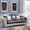 High Quality Post Modern Living Room Furniture Sofa With Crystal Buttons/Chesterfield Leather/fabric Sofa AL044